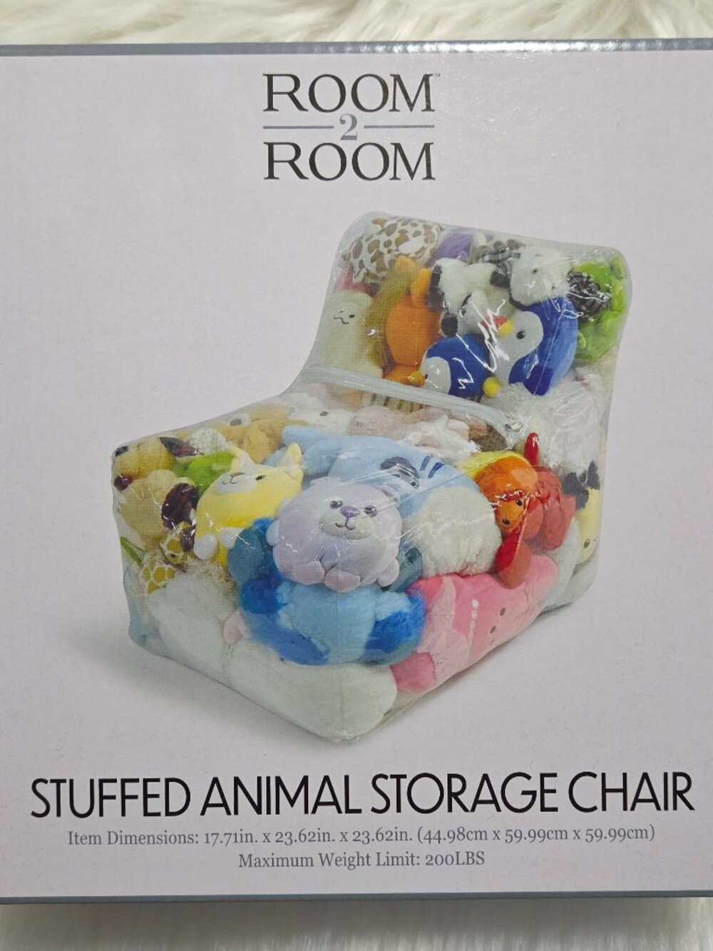 Room 2 Room Stuffed Animal Storage Chair
